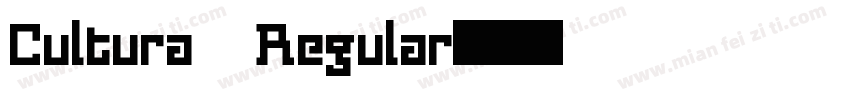 Cultura Regular字体转换